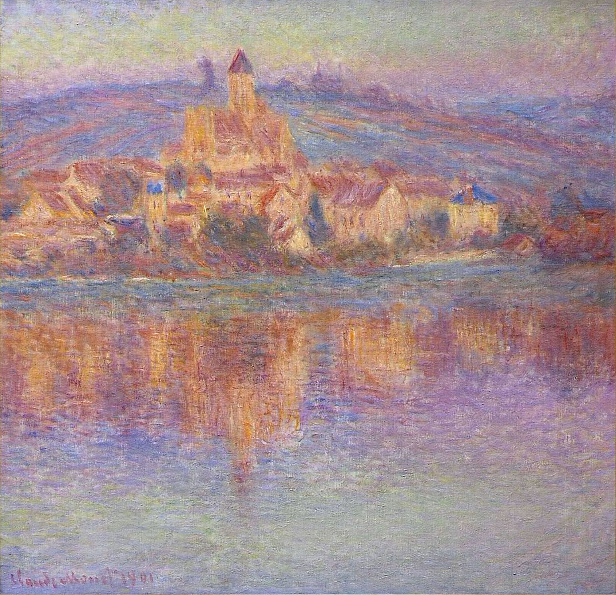 Vetheuil at Sunset 1901